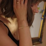 MEVECCO Gold Tiny Pearl Bracelet,14K Gold Plated Cute Beaded Freshwater Cultured Pearls Tiny Charm Dainty Handmade Bracelet for Women - Image 4